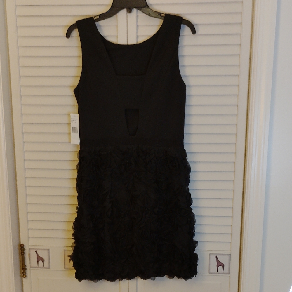 Chic Black Sleeveless Mini Dress